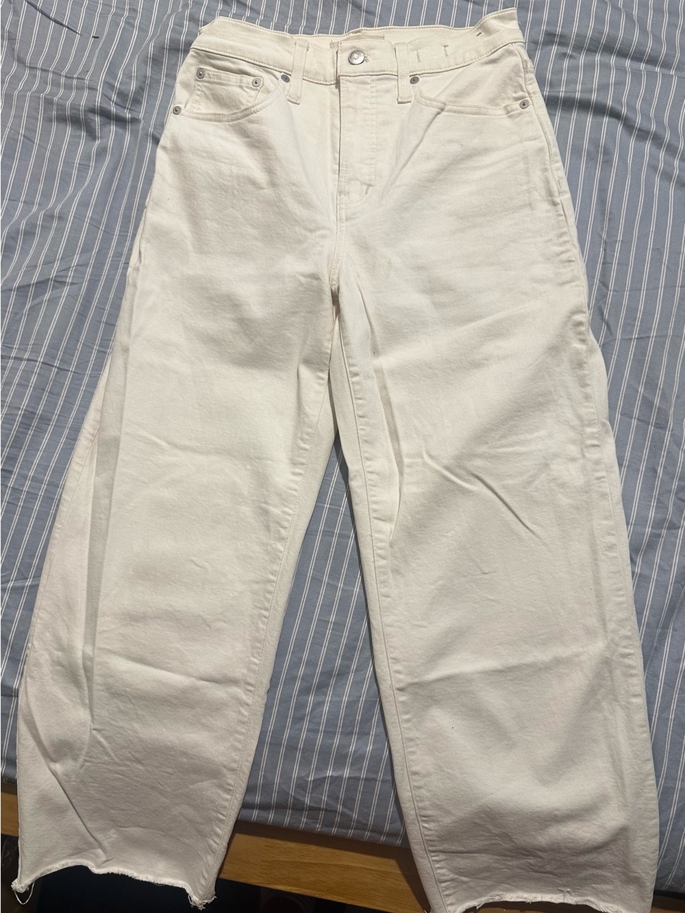 The perfect vintage wide-leg crop Jean